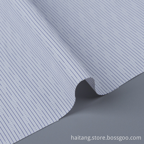 Strip Bamboo Fabric Polyester Fabric Worker's Shirt Textile